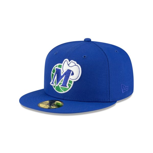 Dallas Mavericks 1980-2000 Hardwood Classics Blue 59FIFTY Fitted Hat