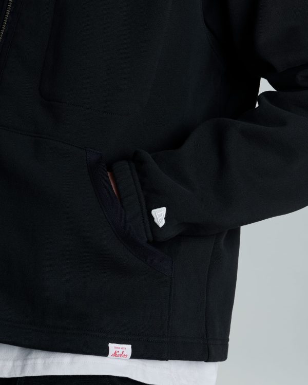 Albright Black Zip Cardigan