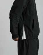 Larkin Black Track Pullover Jacket