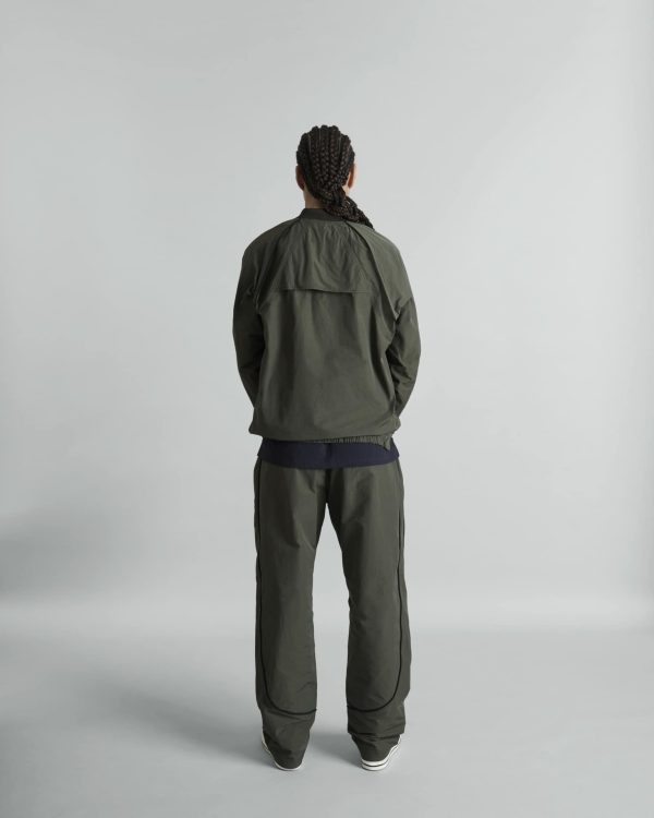 Larkin Dusty Charcoal Track Pullover Jacket