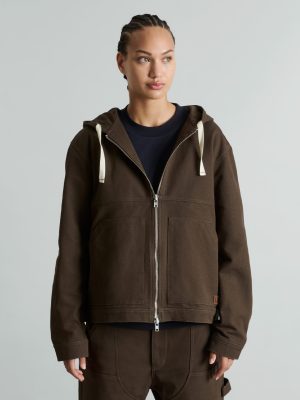 Forge Walnut Hooded Work Jacket
